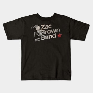 Zac Brown Band - Vintage Microphone Kids T-Shirt